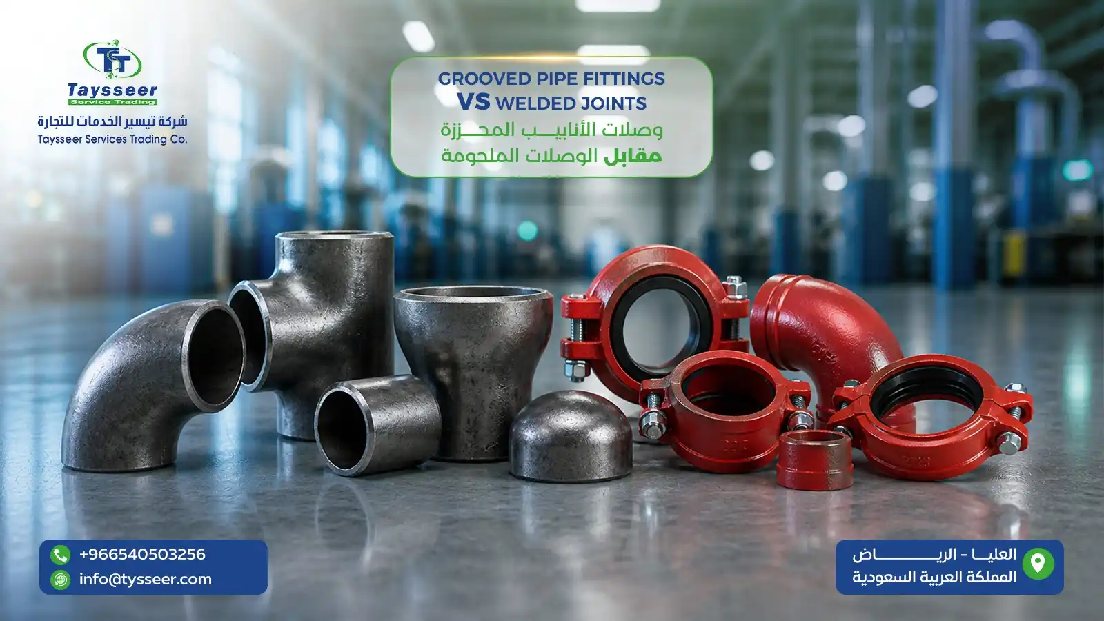Grooved Pipe Fittings and Welded Joints