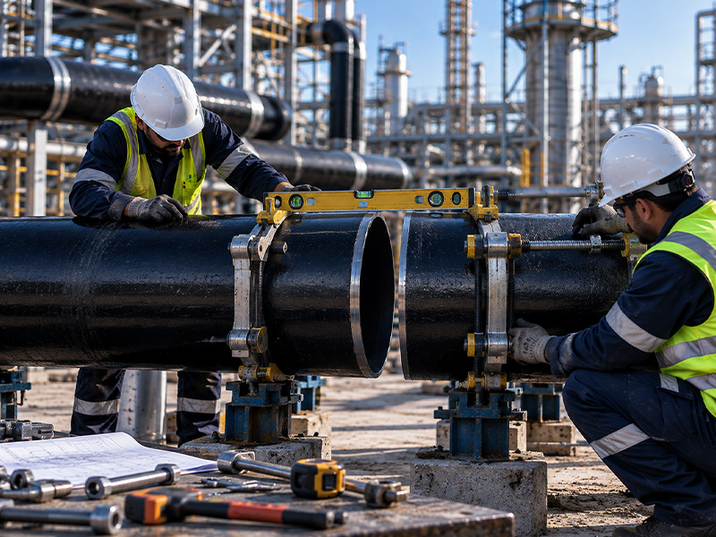 Carbon Steel Pipe Installation